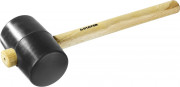 Киянка STAYER резиновая черная с деревянной ручкой, 900г,  ( 20505-90 ) Киянка STAYER резиновая черная с деревянной ручкой, 900г,  ( 20505-90 )