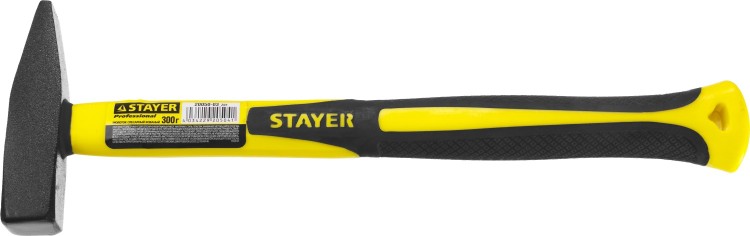 Молоток слесарный с фиберглассовой рукояткой 300 г, STAYER Fiberglass,  ( 20050-03_z01 )