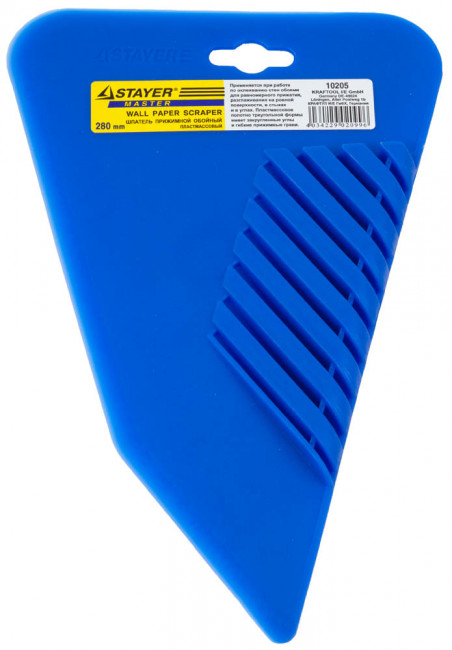 Шпатель STAYER прижимной, для обоев, пластмассовый, 280мм,  ( 10205 )