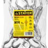 Талреп DIN 1480, крюк-крюк, М10, 6 шт, оцинкованный, STAYER,  ( 30525-10 )