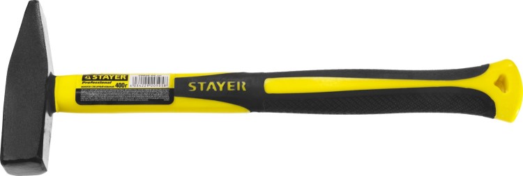 Молоток слесарный с фиберглассовой рукояткой 400 г, STAYER Fiberglass,  ( 20050-04_z01 )