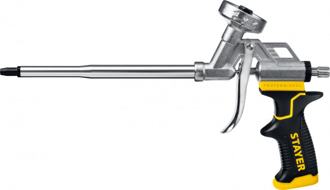 Пистолет для монтажной пены "HERCULES", металлический корпус, регулировка подачи пены, STAYER ( 06861_z02 )