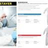 Комбинезон STAYER "MASTER" защитный из спанбонда, 50-52 размер,  ( 11603-50 )