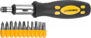 Набор STAYER "MASTER" "ТECHNO": Отвертка реверсивная, двухкомпонентная рукоятка, магнитный наконечник, 21предм,  ( 25082-H12_z01 ) Набор STAYER "MASTER" "ТECHNO": Отвертка реверсивная, двухкомпонентная рукоятка, магнитный наконечник, 21предм,  ( 25082-H12_z01 )