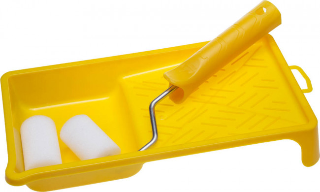 Набор STAYER Валик "ПОРОЛОН" МИНИ с ванночкой, 50мм, 70мм,  ( 0544-05-07 )