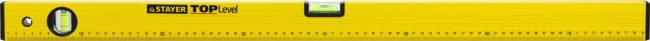 Уровень STAYER "STANDARD" "TOPLevel", коробчатый, 2 противоударных ампулы, линейка, 80см,  ( 3460-080_z03 )