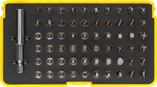 Набор STAYER "MASTER": Биты CR-V "UNIVERSAL", с магнитным адаптером, 61 предмет, 26084-H61 Набор STAYER "MASTER": Биты CR-V "UNIVERSAL", с магнитным адаптером, 61 предмет, 26084-H61