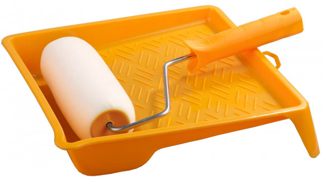 Набор STAYER Валик "ПОРОЛОН" с ванночкой, 180мм,  ( 2-05438-18 ) Набор STAYER Валик "ПОРОЛОН" с ванночкой, 180мм,  ( 2-05438-18 )