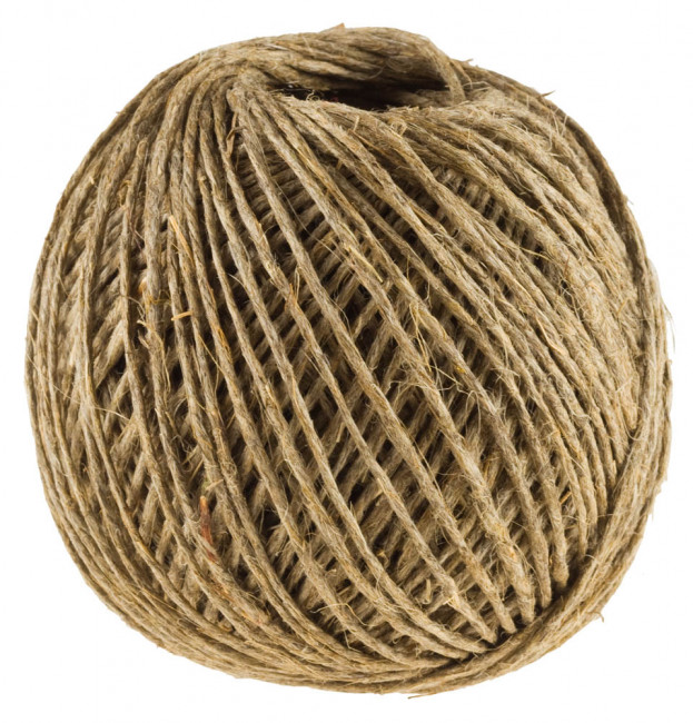 Шпагат STAYER хозяйственно-бытовой, льнопеньковый, d=1,4 мм, 60 м, 13,5 кгс, 1,25 ктекс,  ( 50110-060 )