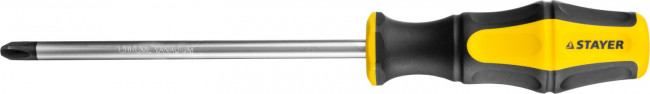 Отвертка STAYER "MASTER" "HERCULES", Сr-V, противоскользящая рукоятка, PH3x150мм  ,  ( 25052-3-15_z02 ) Отвертка STAYER "MASTER" "HERCULES", Сr-V, противоскользящая рукоятка, PH3x150мм  ,  ( 25052-3-15_z02 )