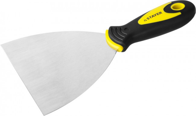 Шпатель STAYER "MASTER" нержавеющее профилированное полотно, 2к ручка, 120мм,  ( 10041-12 )