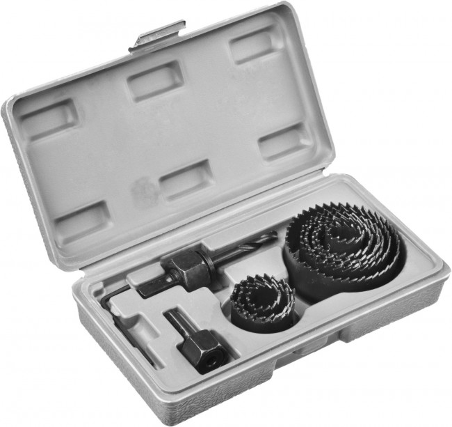 Набор STAYER "MASTER": Коронки по дереву, d=11, 22, 29, 32, 35, 38, 44, 51, 64мм, 11шт, ( 29600-H11 ) Набор STAYER "MASTER": Коронки по дереву, d=11, 22, 29, 32, 35, 38, 44, 51, 64мм, 11шт, ( 29600-H11 )