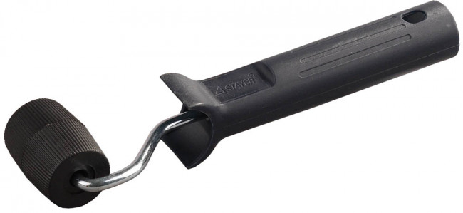 Валик прижимной STAYER БОЧКА в сборе, пластмассовый, бюгель 6мм, 45мм,  ( 0393-2 ) Валик прижимной STAYER БОЧКА в сборе, пластмассовый, бюгель 6мм, 45мм,  ( 0393-2 )