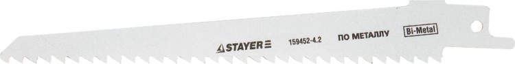 Полотно STAYER "PROFI" S611DF для сабельн эл. ножовки Bi-Metall, дерево, дерево с гвоздями,металл, газобетон, пластик,  ( 159452-4.2 )