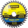 Диск пильный "SUPER-Line" по дереву, 140x20мм, 36T, STAYER,  ( 3682-140-20-36 )