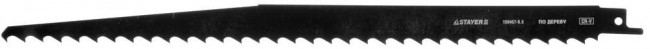 Полотно STAYER "PROFI" S617K для сабельной эл. ножовки Cr-V,быстрый грубый рез, для обрезки деревьев, заготовки дров,  ( 159457-8.5 )