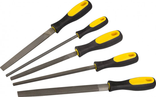 Набор STAYER "PROFI": Напильники с двухкомпонентной рукояткой,плоский,полукруглый,трехгран,квадратный,круглый,№2,200мм ,  ( 1682-20-H5_z01 ) Набор STAYER "PROFI": Напильники с двухкомпонентной рукояткой,плоский,полукруглый,трехгран,квадратный,круглый,№2,200мм ,  ( 1682-20-H5_z01 )