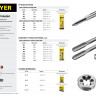 Плашка круглая ручная STAYER "MASTER", сталь 9ХС, для трубной резьбы G 3/4``,  ( 28029-3/4 )