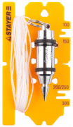 Отвес STAYER "PROFI" строительный со шнуром, с противоударным ободком, 100 г,  ( 06352-10 )
