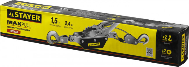 Лебедка STAYER автомобильная, 1,5т / 2,4м, ( 4310-1.5 ) Лебедка STAYER автомобильная, 1,5т / 2,4м, ( 4310-1.5 )