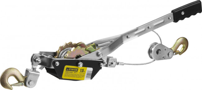 Лебедка STAYER автомобильная, 1,5т / 2,4м, ( 4310-1.5 ) Лебедка STAYER автомобильная, 1,5т / 2,4м, ( 4310-1.5 )