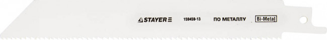 Полотно STAYER "PROFI" S922EF для сабельной эл. ножовки Bi-Met,тонколистовой, профильный металл, нерж сталь, цвет мет, ( 159459-13 ) Полотно STAYER "PROFI" S922EF для сабельной эл. ножовки Bi-Met,тонколистовой, профильный металл, нерж сталь, цвет мет, ( 159459-13 )