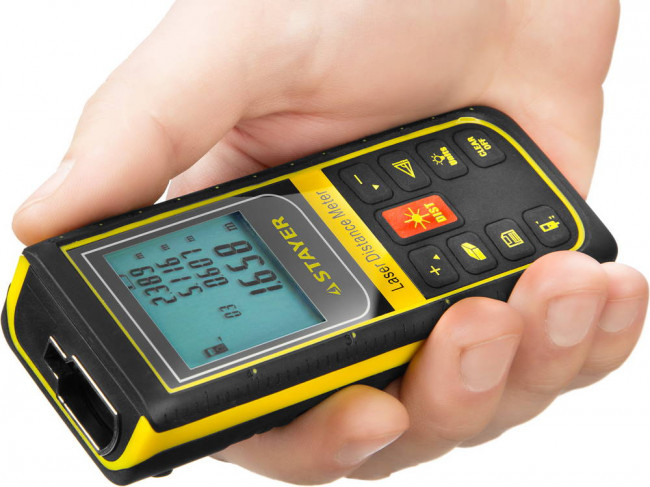 Дальномер PRO-Control лазерный, дальность 100м, точность 2мм, STAYER Professional 34959,  ( 34959 ) Дальномер PRO-Control лазерный, дальность 100м, точность 2мм, STAYER Professional 34959,  ( 34959 )