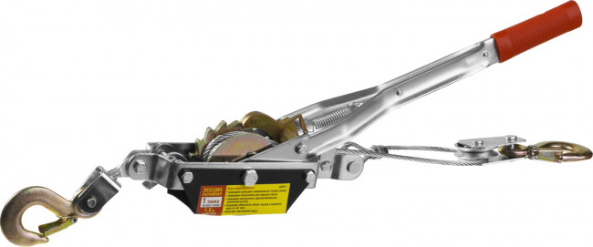 Лебедка STAYER "MAXPull" рычажная, тросовая, 1т/1,8м, ( 4310-1 ) Лебедка STAYER "MAXPull" рычажная, тросовая, 1т/1,8м, ( 4310-1 )