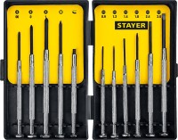 Отвертки часовые для особоточных работ 11 предм., STAYER ( 2560-H11_z02 )