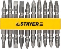 Набор STAYER Биты "MASTER" двухсторонние в пластиковом держателе, Cr-V, 10 предметов ,  ( 2605-H10_z01 )