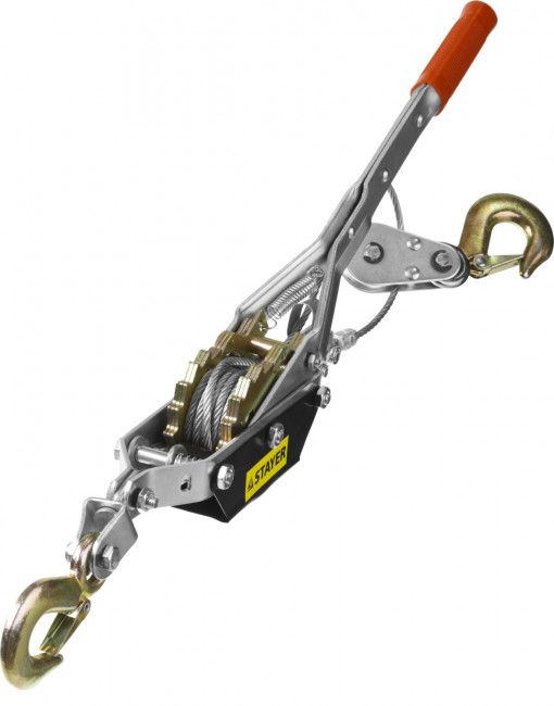 Лебедка STAYER "MAXPull" рычажная, тросовая, 2т/3м,  ( 4310-2 )