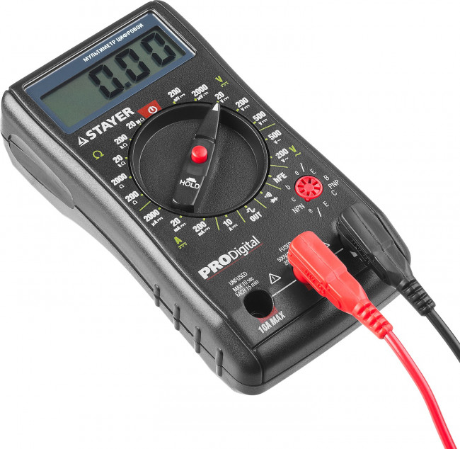 Мультиметр STAYER "PROFESSIONAL" PRODigital цифровой,  ( 45310 )