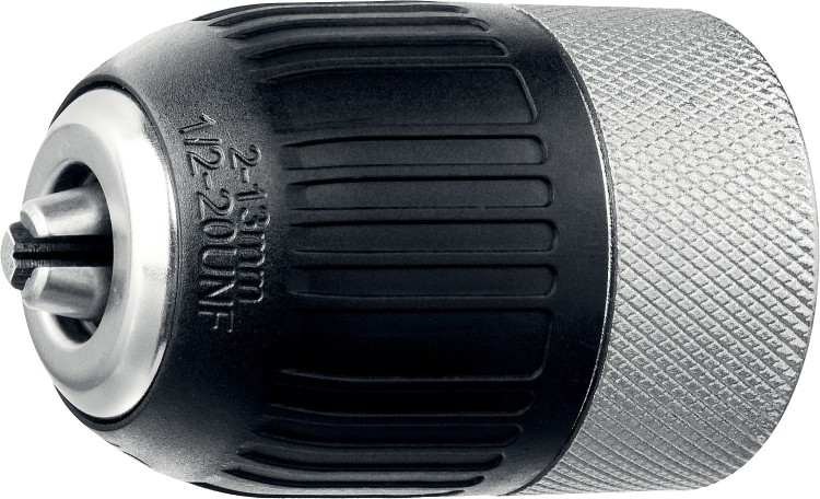 Патрон STAYER "PROFESSIONAL" быстрозажимной, 13 мм, с фиксатором зажима сверла, для дрели, комбинированный корпус, посадочная резьба 1/2", Д 2,0-13мм,  ( 29050-13-1/2 )