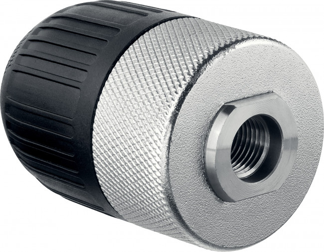 Патрон STAYER "PROFESSIONAL" быстрозажимной, 13 мм, с фиксатором зажима сверла, для дрели, комбинированный корпус, посадочная резьба 1/2", Д 2,0-13мм,  ( 29050-13-1/2 )