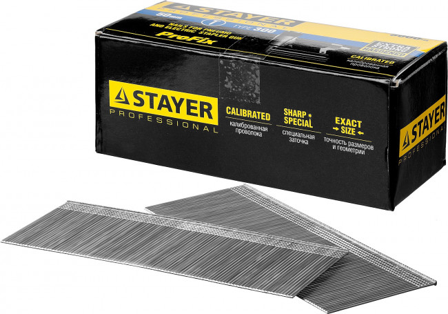 STAYER 30 мм гвозди для нейлера тип 300, 5000 шт,  ( 31530-30 )