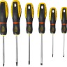 Набор STAYER "PROFESSIONAL" "PROTech": Отвертки, Cr-Mo, эргономичная двухкомпонентная рукоятка, 6шт,  ( 25133-H6_z02 )