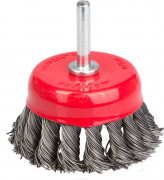 STAYER "PROFESSIONAL". Щетка чашечная для дрели, жгутированная стальная проволока 0,5м, 75мм, ( 35118-075_z01 ) STAYER "PROFESSIONAL". Щетка чашечная для дрели, жгутированная стальная проволока 0,5м, 75мм, ( 35118-075_z01 )