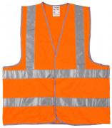 Жилет сигнальный STAYER "MASTER", оранжевый, размер XXL (52-54),  ( 11621-52 )