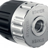 Патрон STAYER "PROFESSIONAL" быстрозажимной, 10 мм, с фиксатором зажима сверла, для дрели, комбинированный корпус, посадочная резьба 1/2", Д 0,8-10мм,  ( 29050-10-1/2 )