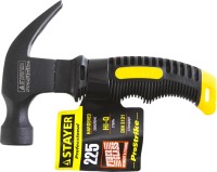 Молоток-гвоздодер "COMPACT" укороченный с фиберглассовой рукояткой, 225г, STAYER Professional,  ( 2026-225 )