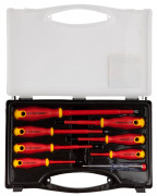 Набор STAYER "PROFI" "ELECTRO": Отвертки диэлектрические, тестер, 100-250В, Cr-V, 8шт,  ( 25145-H8_z01 )