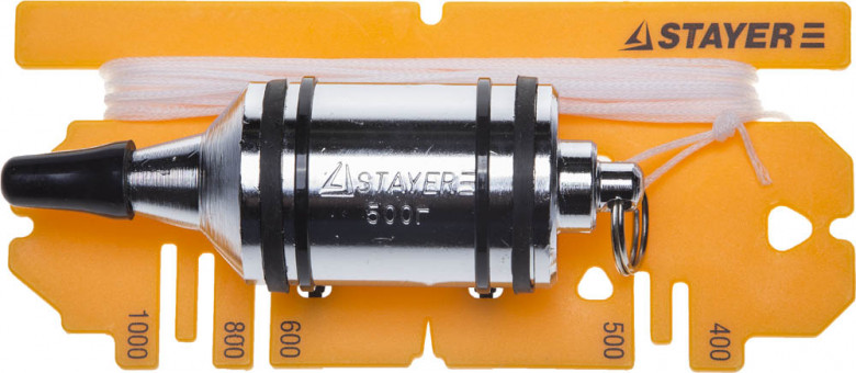 Отвес STAYER "PROFI" строительный со шнуром, с противоударными ободками, 500 г,  ( 06352-50 ) Отвес STAYER "PROFI" строительный со шнуром, с противоударными ободками, 500 г,  ( 06352-50 )