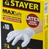 Перчатки STAYER "MASTER" латексные экстратонкие, XL, 10шт,  ( 11206-XL )