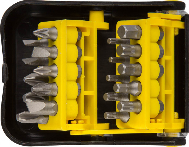 Набор STAYER Биты "STANDARD" в боксе, Сr-V, 25мм, 20 предметов ,  ( 26085-H20 ) Набор STAYER Биты "STANDARD" в боксе, Сr-V, 25мм, 20 предметов ,  ( 26085-H20 )