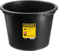 STAYER 40 л таз строительный круглый, ( 06098-40_z01  )