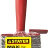 Макловица STAYER "MASTER" UNIVERSAL, светлая щетина, пластмассовый корпус, 3х7см,  ( 01824-07 )