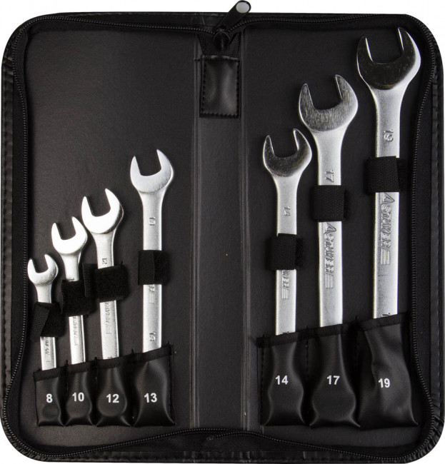 Набор комбинированных гаечных ключей 8 шт, 8 - 19 мм, STAYER, ( 2-271251-H7 ) Набор комбинированных гаечных ключей 8 шт, 8 - 19 мм, STAYER, ( 2-271251-H7 )