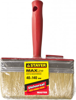 Макловица STAYER "MASTER" UNIVERSAL, светлая щетина, пластмассовый корпус, 4х14см,  ( 01824-14 )