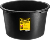 STAYER 60 л таз строительный круглый, ( 06098-60_z01  )