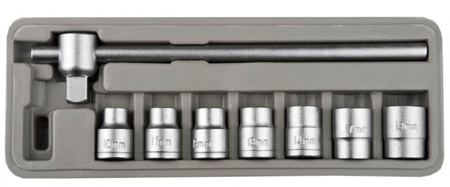 Набор STAYER Автомобильный инструмент "STANDARD" хромированное покрытие, 8 предметов,  ( 27581-H8 )